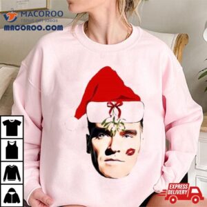 Santa Morrissey Face Merry Christmas Tshirt