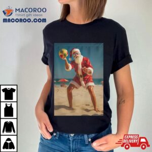 Santa S Play Volleyball Christmas Tshirt