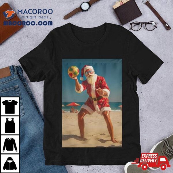 Santa’s Play Volleyball Christmas 2023 T Shirt