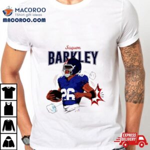 Saquon Barkley New York Giants Football Tshirt