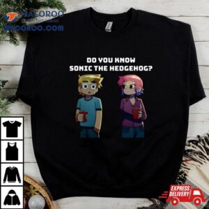 Scott Pilgrim Ramona Flowers Sonic Tshirt