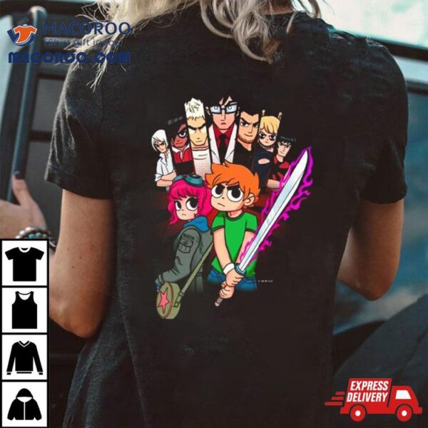 Scott Pilgrim Vs The World Takes Off Netflix Anime T Shirt