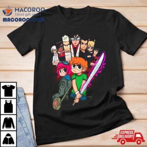 Scott Pilgrim Vs The World Takes Off Netflix Anime Tshirt