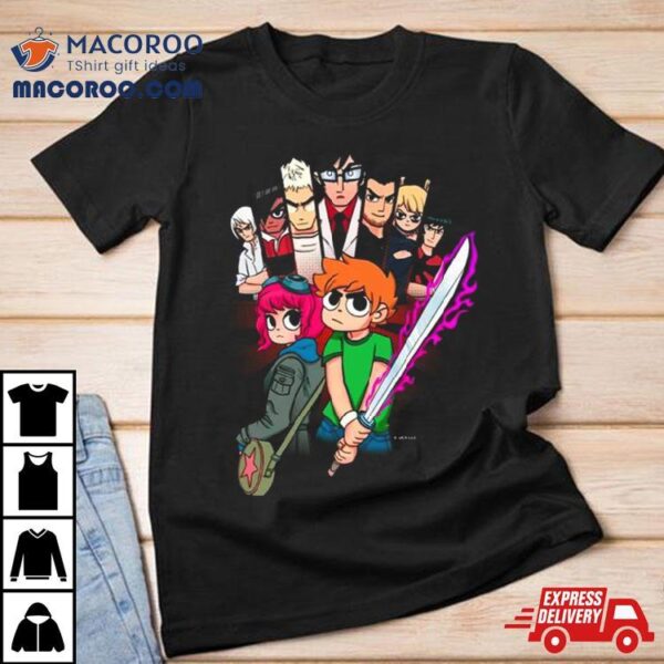 Scott Pilgrim Vs The World Takes Off Netflix Anime T Shirt