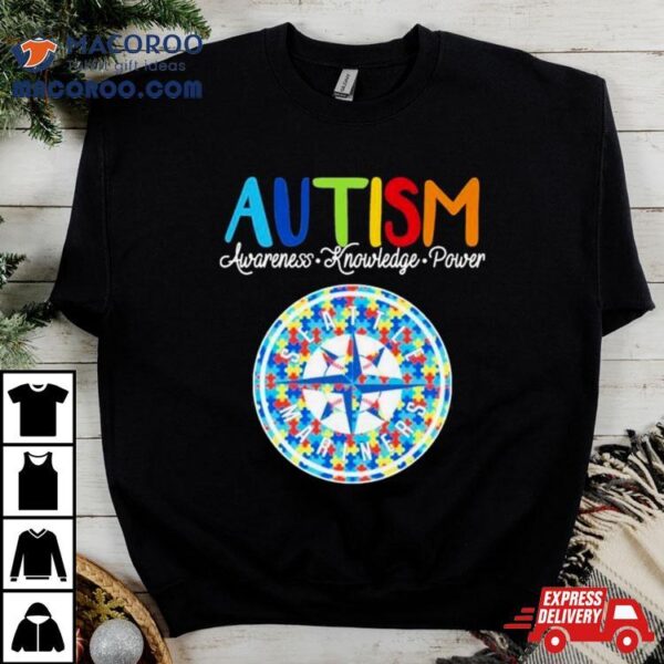 Seattle Mariners Autism Awareness Knowledge Power Shirt