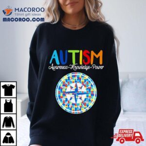 Seattle Mariners Autism Awareness Knowledge Power Tshirt