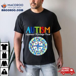 Seattle Mariners Autism Awareness Knowledge Power Tshirt