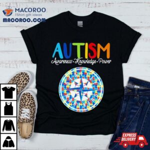 Seattle Mariners Autism Awareness Knowledge Power Tshirt