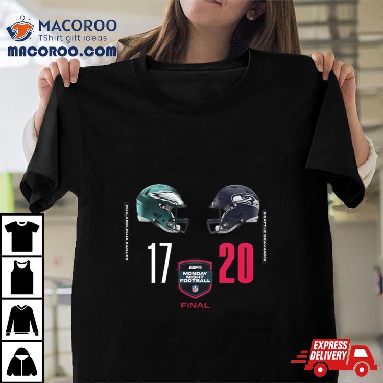 Seattle Seahawks   Vs Philadelphia Eagles Go Hawks Easy To Celebrate Congratulations Winner Head To Head Helmet Tshirt 