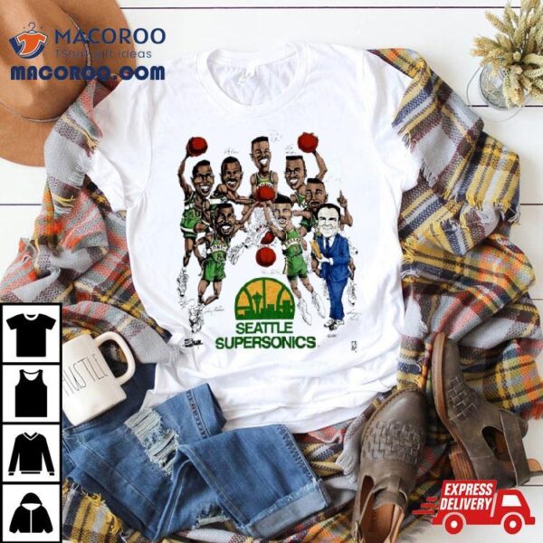 Seattle Supersonics Basketball Vintage Shirt