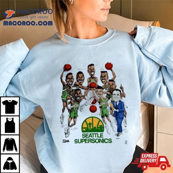 Seattle Supersonics Basketball Vintage Shirt