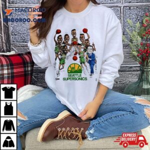 Seattle Supersonics Basketball Vintage Tshirt