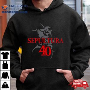 Sepultura Years Celebrating The Through Death Tour Logo Tshirt