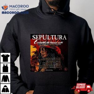 Sepultura Celebrating The Through Death Latin American Farewell Tour Tshirt