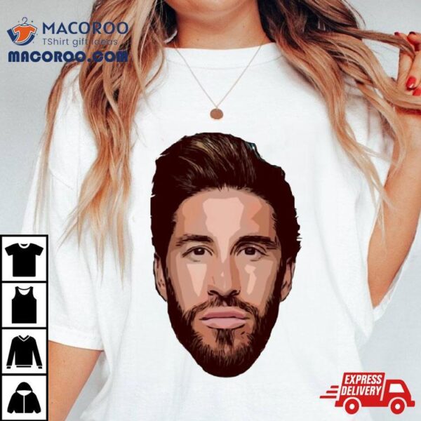 Sergio Ramos Vector Art Shirt