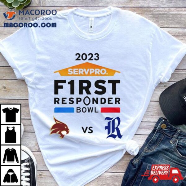 Servpro First Responder Bowl 2023 Rice Vs Texas State Gerald J Ford Stadium Dallas Tx T Shirt