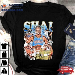 Shai Gilgeous Alexander Thunder Basketball Tshirt