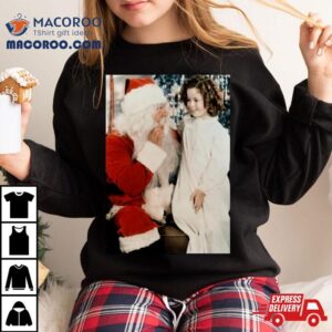 Shirley Temple And Santa Christmas Shirt