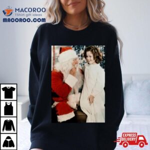 Shirley Temple And Santa Christmas Shirt