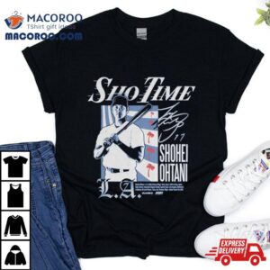 Sho Time Shohei Ohtani Baseball Season Signature Vintage Tshirt