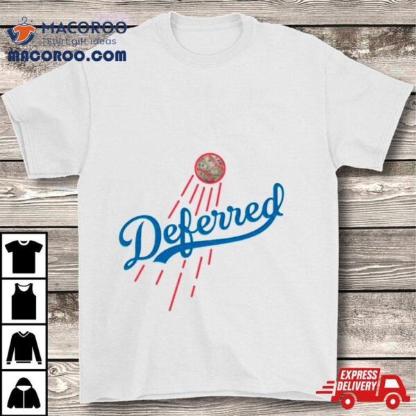 Shohei Ohtain Los Angeles Dodgers Deferred Logo Shirt