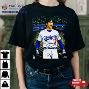 La Dodgers Shohei Ohtani Sketch Signature Shirt