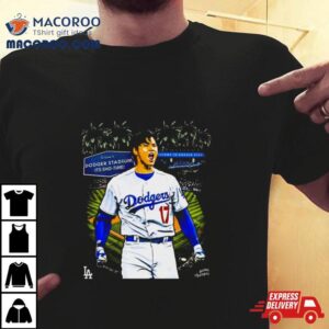 Shohei Ohtani Dodgers Stadium It S Sho Time Graphic Tshirt