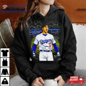 Shohei Ohtani Dodgers Stadium It S Sho Time Graphic Tshirt