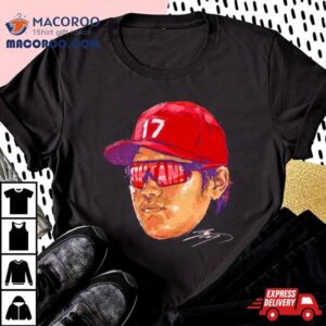 Shohei Ohtani Los Angeles Angels Sunglasses Signature Tshirt