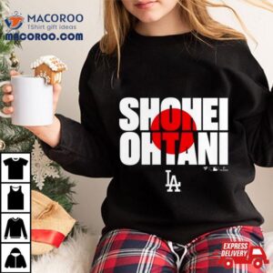 Shohei Ohtani Los Angeles Dodgers Flag Japan T Shirt