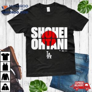 Shohei Ohtani Los Angeles Dodgers Flag Japan Tshirt