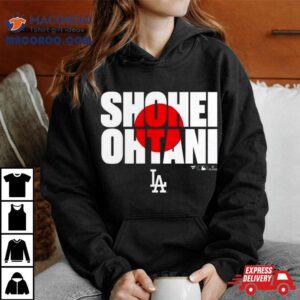 Shohei Ohtani Los Angeles Dodgers Flag Japan Tshirt