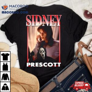 Sidney Prescott Scream Tribute Vintage Tshirt