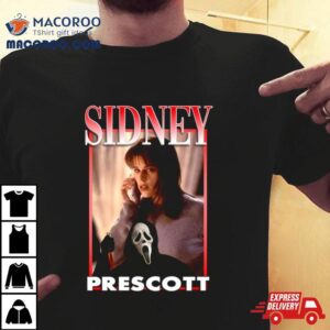 Sidney Prescott Scream Tribute Vintage Tshirt