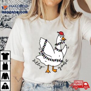 Silly Christmas Goose Tshirt