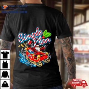 Simple Plan Santa Claus Sleigh Shirt