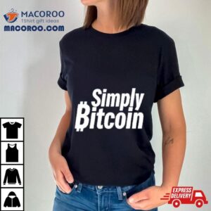 Simply Bitcoin Classic Tshirt