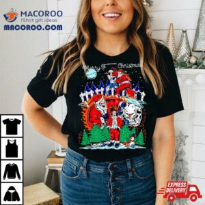 Skeleton Merry Fuck Christmas Tshirt