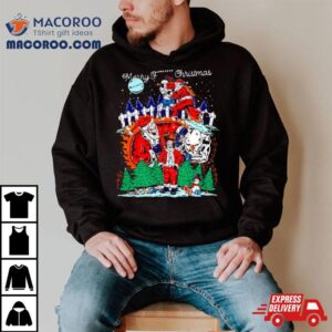 Skeleton Merry Fuck Christmas Tshirt