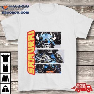 Skull Blue Eye Samurai Tshirt