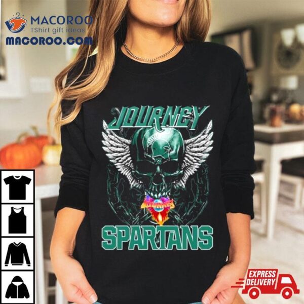 Skull Wings Journey Michigan State Spartans Shirt