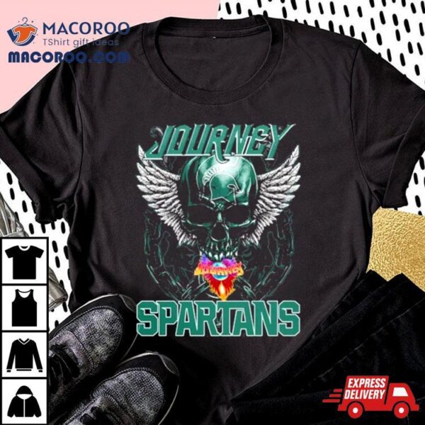 Skull Wings Journey Michigan State Spartans Shirt