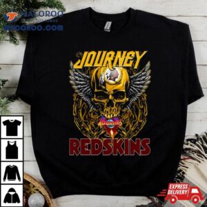 Skull Wings Journey Washington Redskins Tshirt