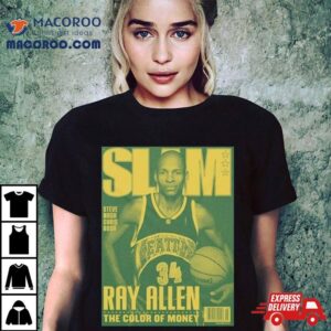 Slam Mural Steve Nash Chris Bosh Ray Allen The Color Of Money Tshirt