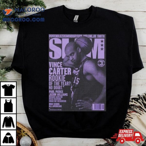 Slam Mural Vince Carter Rookie Of The Year No Doubt Paul Pierce Jason Williams T Shirt