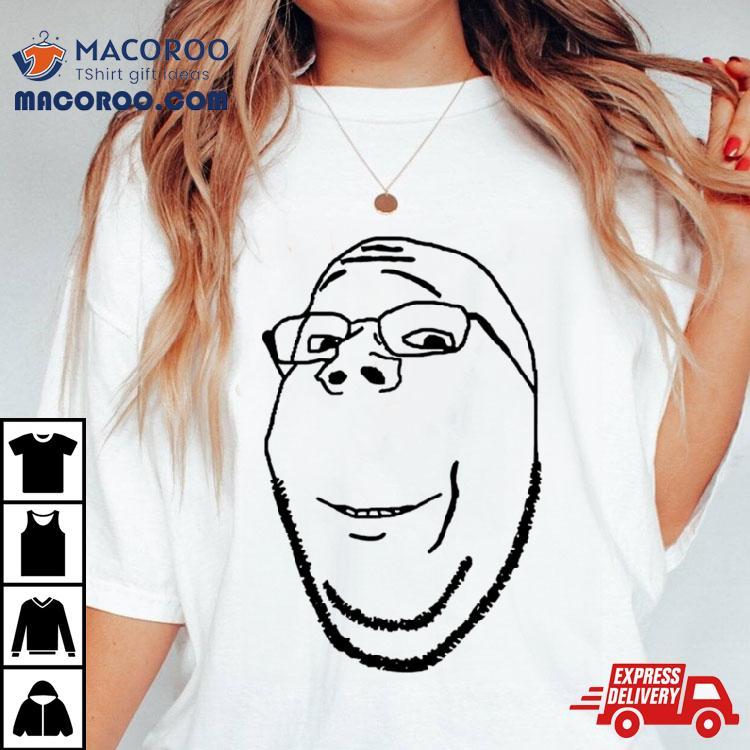 Smiling Wholesome Wojak Soyjak Shirt Smiling Wholesome Wojak Soyjak Shirt