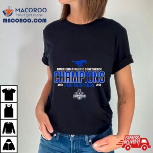 Smu Mustangs 2023 Aac Football Conference Champions Shirt