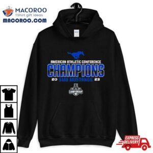 Smu Mustangs Aac Football Conference Champions Tshirt