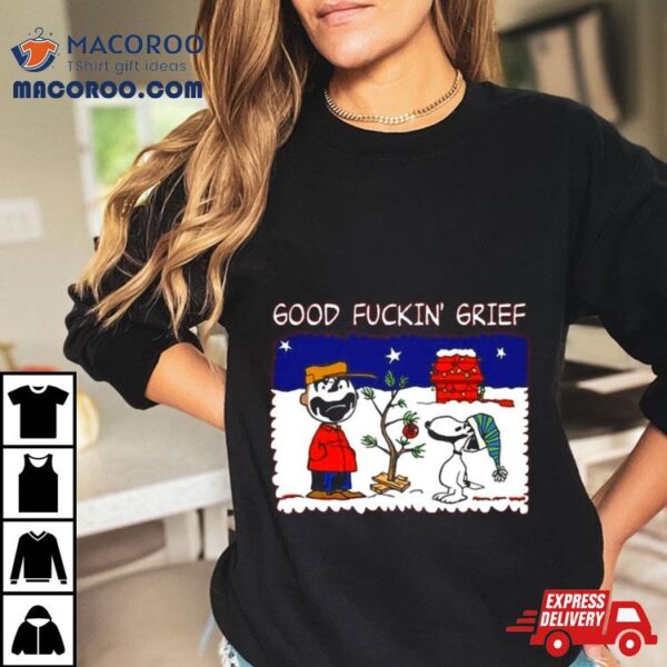 Snoopy And Charlie Brown Insane Clown Posse Good Fuckin’ Grief Shirt