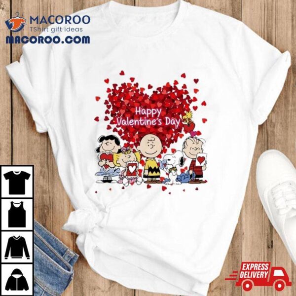 Snoopy And Friends Happy Valentine’s Day 2024 Shirt